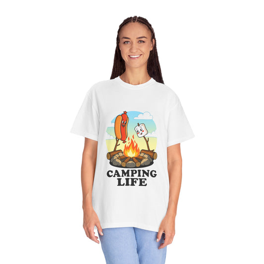 Camping Life Unisex T-shirt, Vintage Style Shirt, Summer Camp Tee, Outdoor Adventure Apparel, Fun Family Camping Outfit