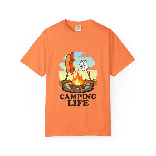 Camping Life Unisex T-shirt, Vintage Style Shirt, Summer Camp Tee, Outdoor Adventure Apparel, Fun Family Camping Outfit